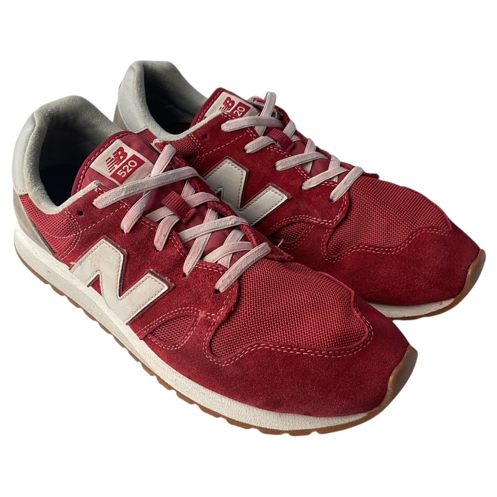 New Balance 520 U520AH Red Running Shoes Sneakers Men’s Size 12 D